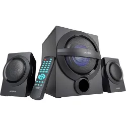 F&D A140X 2.1 Channel Multimedia Speaker (Black) | Wireless Bluetooth Speakers | Subwoofer Satellite Speakers / USB / FM