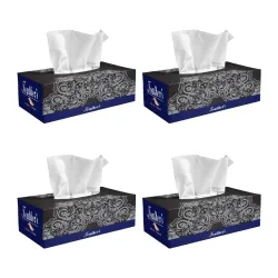 Feathers Face Tissue Box (Dry) 4Pcs