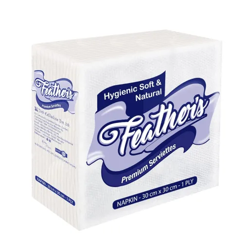Image of Feather's Premium Tissue Paper Napkin 1Ply