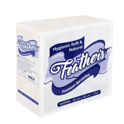Feathers Premium Tissue Paper Napkin 1Ply