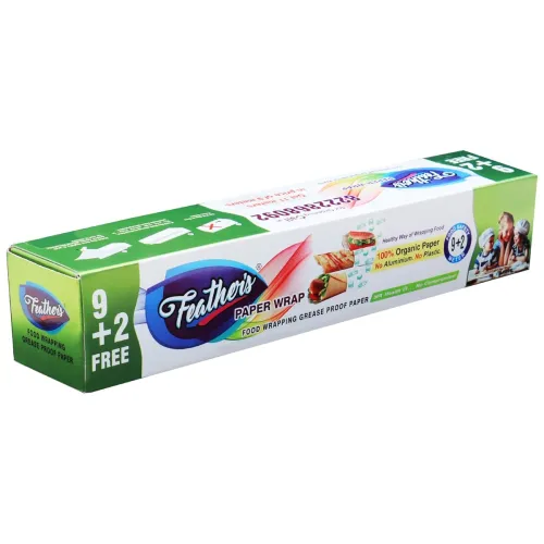 Image of Feather's Multipurpose Food Wrapping Paper Eco-Friendly Food Grade Butter Paper Food Storage Roll for Sandwich, Cheese, 