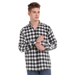 FEBRi Mens Winter Special Twill Woolen Casual Shirt |