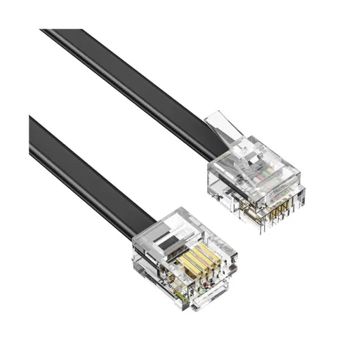 Image of FEDUS 3 Meter Telephone Line Landline Extension Cord Cable