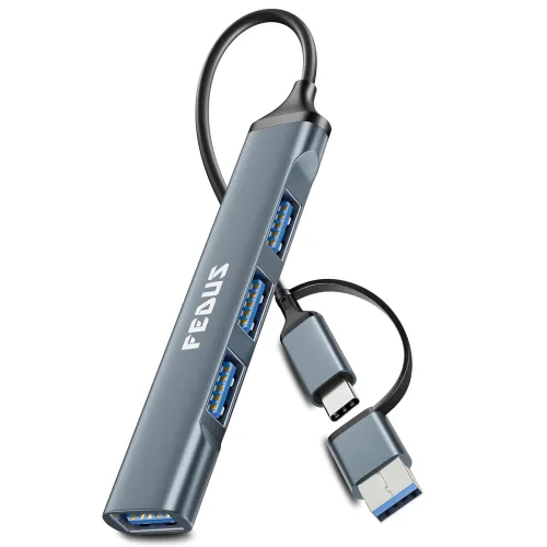 Image of FEDUS 4-in-1 USB-C Hub (USB 3.0 & 2.0)