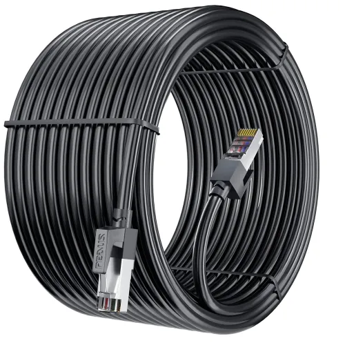 Image of FEDUS High‑Speed Cat6 RJ45 Ethernet Patch Cable 3 m (Gigabit UTP, Black)