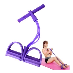 Feezi 4 Tubes Elastic Sit Up Pull Rope