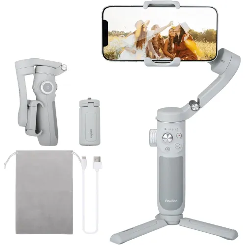 Image of FEIYU TECH Vb 4Se Gimbal Stabilizer for Smartphone, Foldable Phone for Video Recording, Gesture Control, Fit iPhone & An