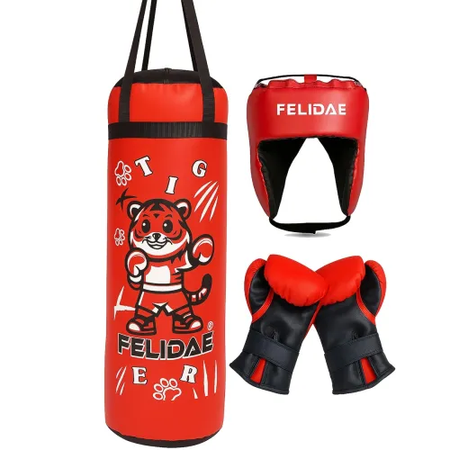 Image of FELIDAE Boxing Kids of 4 Boxing Kit Set for Age (5-13 Years) 