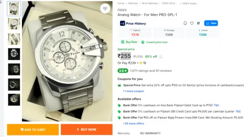 Image of FENlX  Analog Watch - For Men PRO-SPL-1