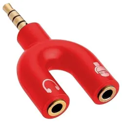 FENTICO 3.5mm TRS Female to Headphone Mic Splitter