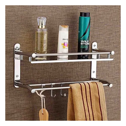 Image of FERIO Stainless Steel Bathroom Storage Shelf
