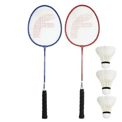 FEROC Fighter Aluminum Badminton Racquet (Set of 2) 