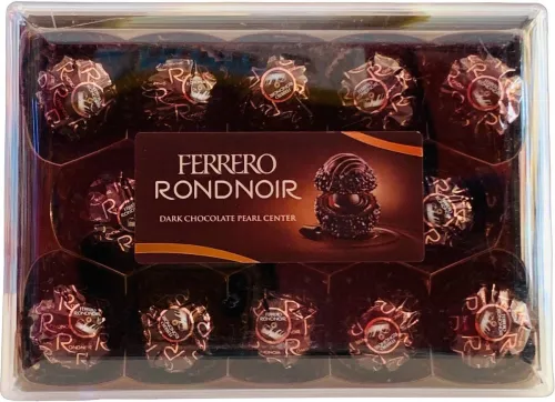 Image of Ferrero Rocher Rondnoir Dark Chocolate Truffles 14pcs 138g