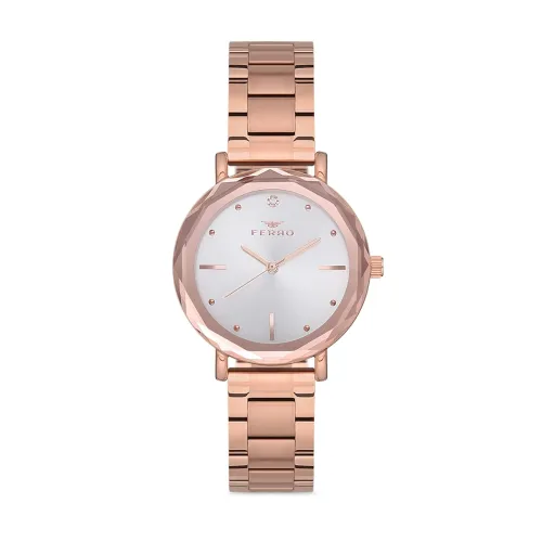 Image of Ferro Analog Crystals Silver Round Dial 