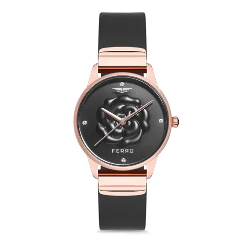 Image of Ferro Analog Crystals Round Dial Women's Watch