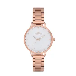 Ferro Analog Round Dial Womens Watch