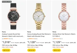 Ferro analog womens watch. up to @ ₹84% Discount