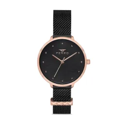 Ferro Aversa Analog Round Dial Womens Watch
