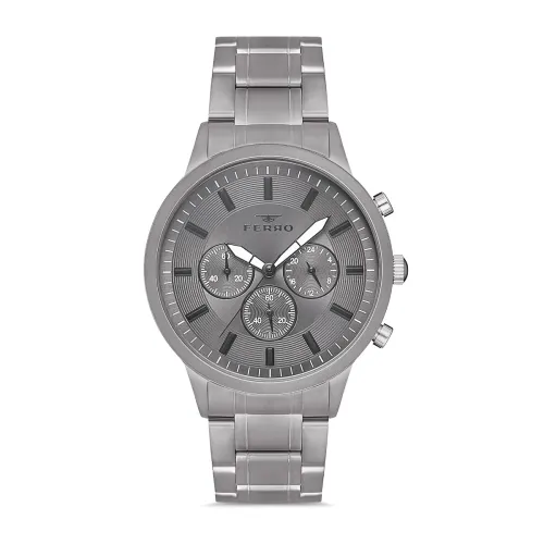 Image of Ferro Aversa Chronograph Black Round Dial Men's Watch