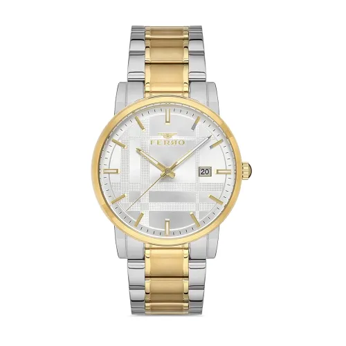 Image of Ferro Lucca Analog Round Dial Men's Watch with Bracelet Strap