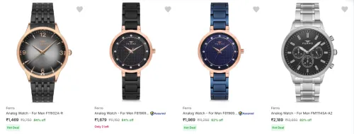 Image of Ferro Men's Watch at minimum 80% Discount