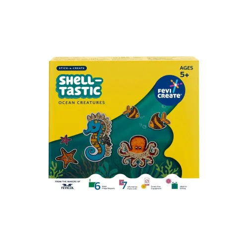 Image of Fevicreate Stick-n-Create Ocean Creatures Art Kit