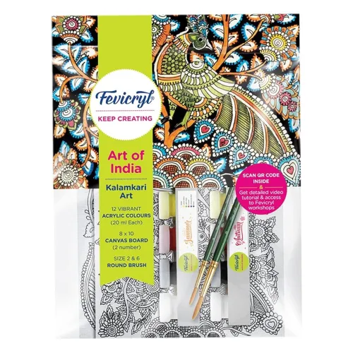Image of Fevicryl Kalamkari Art Kit – DIY Acrylic Painting Set