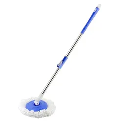Feyora Spin Mop Stick for Floor Cleaning Without Bucket with Removable Microfiber Refill & Rod Replace Old Pocha with Easy Mopping Cleaner for Home, Kitchen (Multicolour)