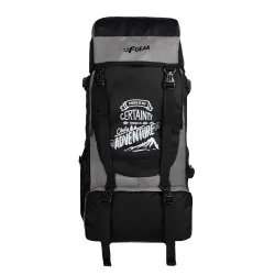 F Gear Ridge Black 32L Trekking Backpack | Hiking | Camping Travel Leisure Tourist Outdoor Sport Rucksack | Multi Pocket