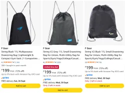 F gear String Bags Starting at @ ₹199