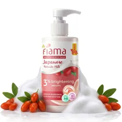 Fiama 3% Brightening Serum Body Wash 250ml | 2% Niacinamide, 1% Glycolic Acid