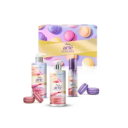 Fiama Arte Macaron Treats |Luxury Bath & Body Gift set, Pack Of 3|Gourmet Collection|Body Wash|Body Lotion|Perfume Spray|For Men and Women|With Triple Conditioners|Gift for Birthday, Anniver...