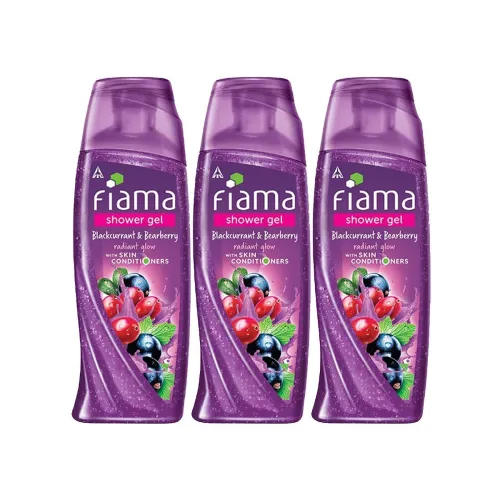 Image of Fiama Blackcurrant & Bearberry Shower Gel Combo (3x250ml)