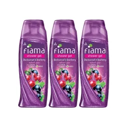 Fiama Blackcurrant & Bearberry Shower Gel Combo (3x250ml)