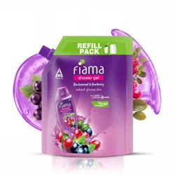 Fiama Body Wash Shower Gel Blackcurrant & Bearberry, 1.3L Bodywash 
