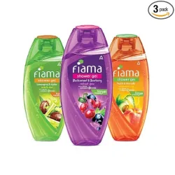 Fiama Body Wash Shower Gel Blackcurrant & Bearberry 250ml | Fiama Body Wash Shower Gel Peach & Avocado 250ml