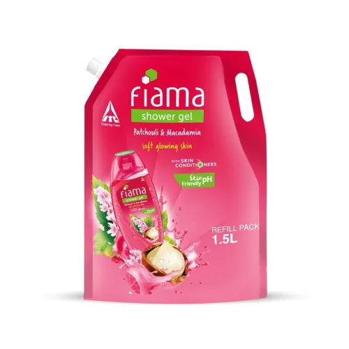 Image of Fiama Body Wash Shower Gel Patchouli & Macadamia, 1.5L Bodywash