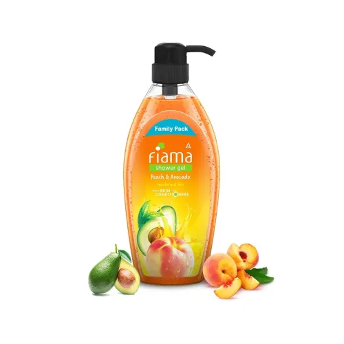 Image of Fiama Body Wash Shower Gel Peach & Avocado 900ml 