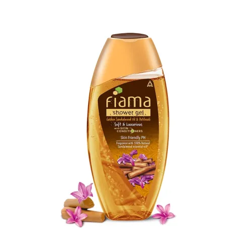 Image of Fiama Body Wash Shower Gel Golden Sandalwood Oil Patchouli 250ml