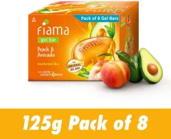 FIAMA Gel Bar Soap (125g * pack of 8)
