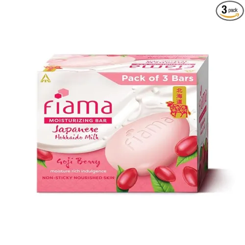 Image of Fiama Japanese Hokkaido Milk & Goji Berry Soap (Pack of 3)