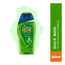 Fiama Men Body Wash Shower Gel Quick Wash, 250ml, Body Wash for Men with Skin Conditioners for Moisturised, Soft & Refre