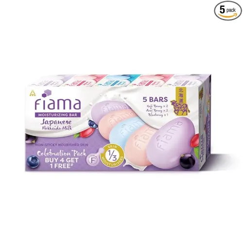 Image of Fiama Moisturizing Soap Bars (Pack of 5) 