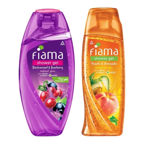 Image of Fiama Peach Avocado Body Wash Pack 2