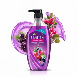 Fiama Shower Gel Body Wash Blackcurrant & Bearberry, 750ml | Moisturizing Body Wash with Skin Conditioners | Soft, Smooth & Radiant Skin | Dermatologist tested | Paraben Free | Long-lasting....