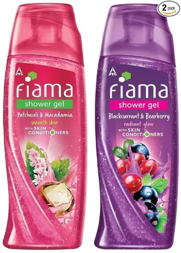 Image of Fiama Shower Gel Pack of 2 Skin Conditioner 