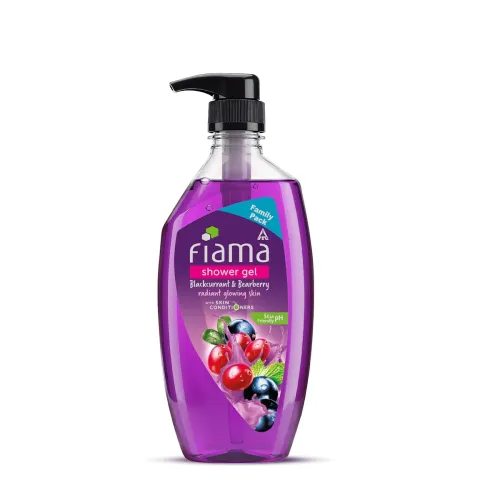 Image of Fiama Shower Gel Body Wash Blackcurrant & Bearberry, 750ml