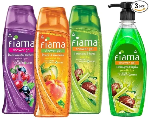 Image of Fiama Shower Gel Multi-pack 250ml * pack of 3 & 500ml * pack of 1