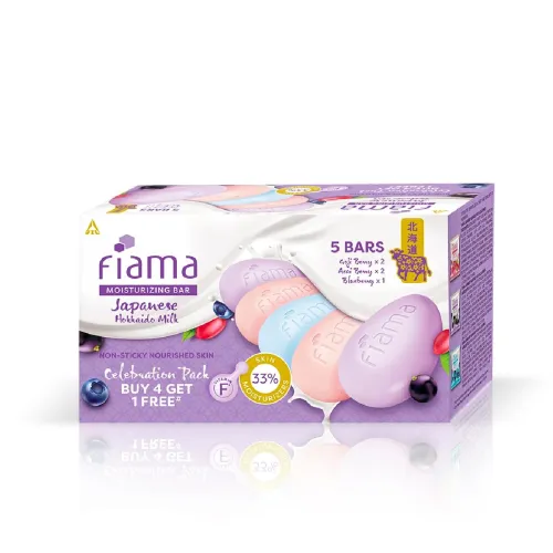 Image of Fiama Skin Barrier Strengthening Moisturizing Soap Pack of 5