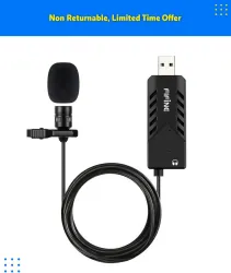Fifine K053 Wired Mic (Cardioid, 6.56m Cable, Metal Clip, Sponge Cap)